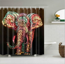 Load image into Gallery viewer, high quality adventures of Unicorn and Cat Printed Shower Curtains Bath Products