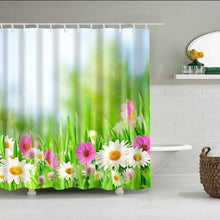 Load image into Gallery viewer, high quality adventures of Unicorn and Cat Printed Shower Curtains Bath Products